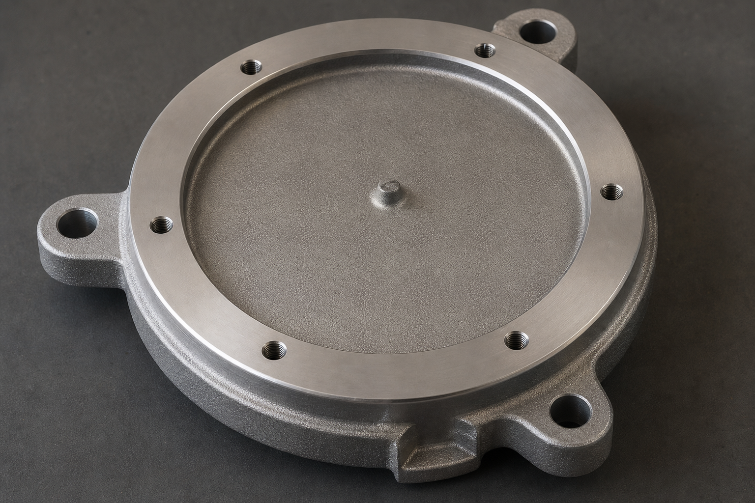 Cover damper housing — illustrative cast and machined component