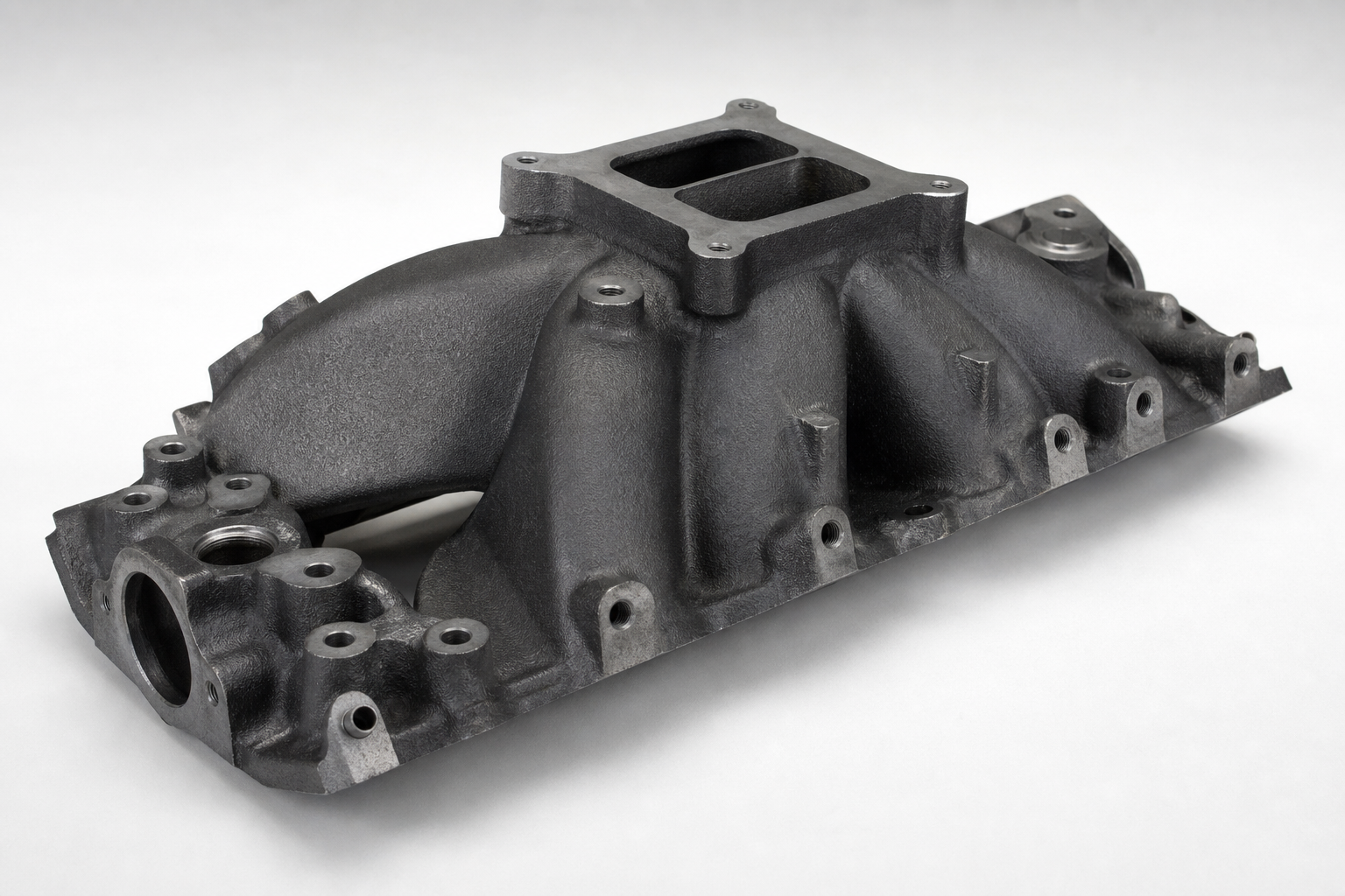Intake manifold T4 B (machined) — illustrative cast and machined component