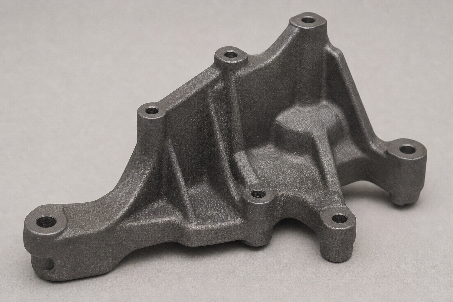 Turbocharger console A238 — illustrative cast and machined component