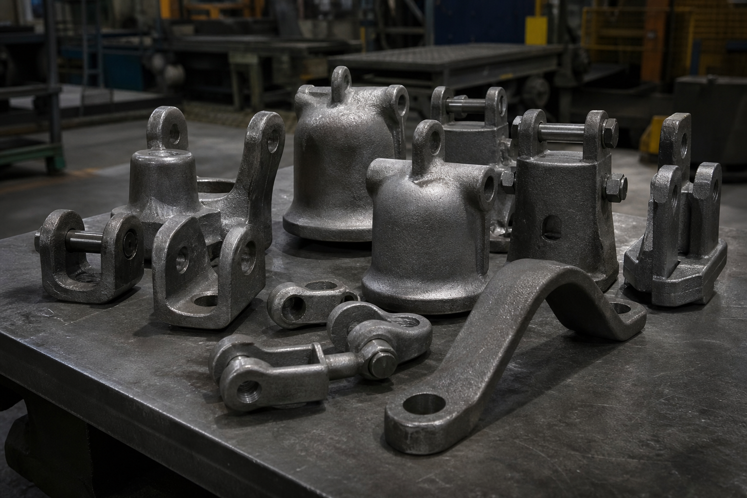 Electrical grid & T&D fittings — illustrative